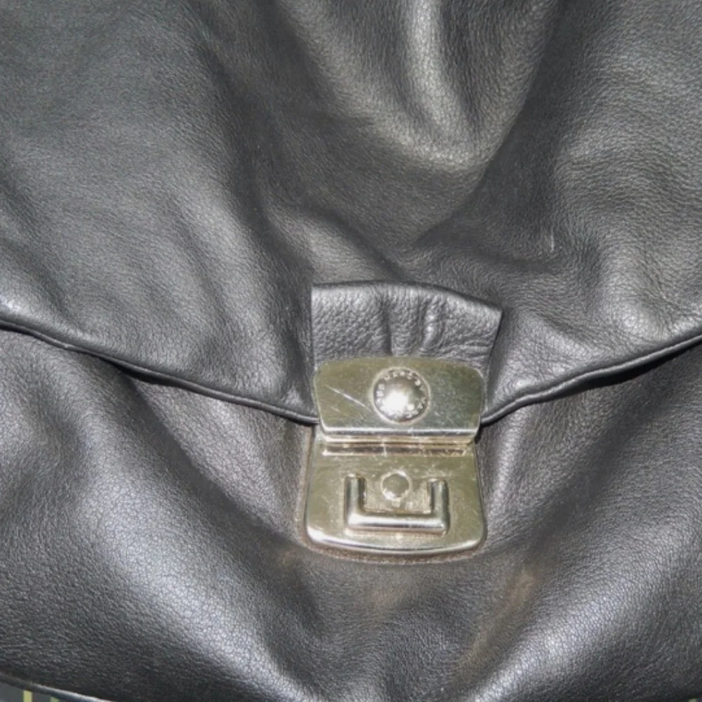 Marc By Marc Jacobs Black Leather Hobo Handbag Bag Large Purse